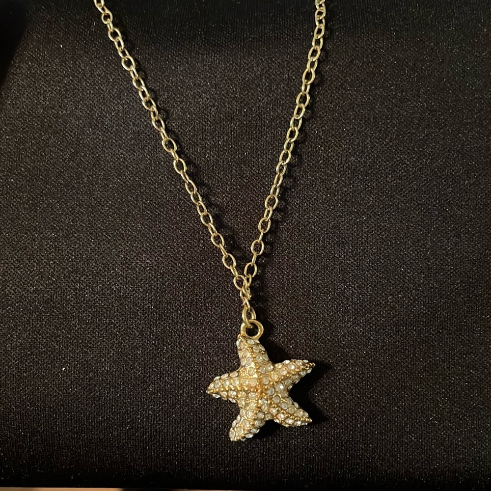 J. Crew Starfish Necklace